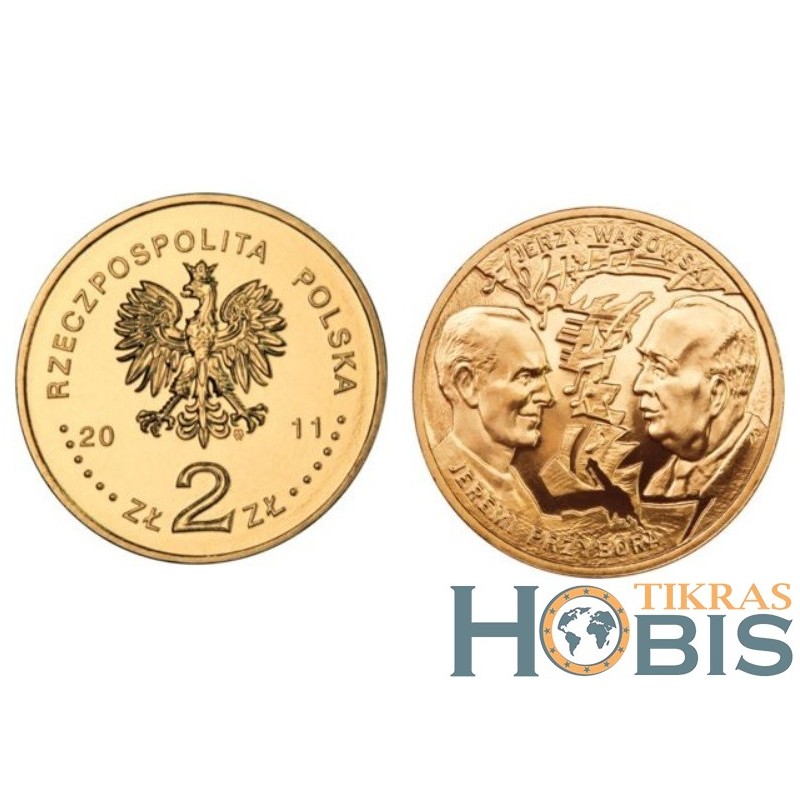 Poland 2 zlote, 2011 J. Przybora, J. Wasowski Y801