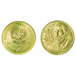 Lenkija 2 zlotai, 2008 Bronislaw Pilsudski