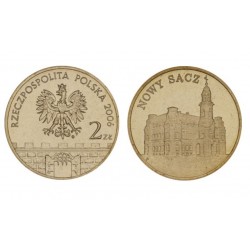 Lenkija 2 zlotai, 2006 Nowy Sacz