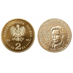 Poland 2 zlote, 2005 100th...