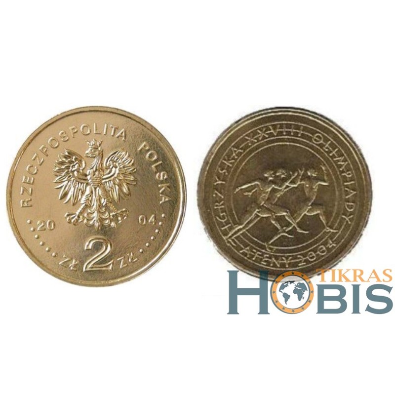 Poland 2 zlote, 2004 Athens 2004 Y516