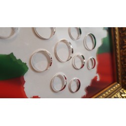Frame for Lithuanian coins no. 86 - 1925-1938 transparent plastic
