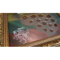 Frame for Lithuanian coins no. 86 - 1925-1938 transparent plastic