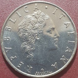 Italy 50 lire, 1970 KM95.1