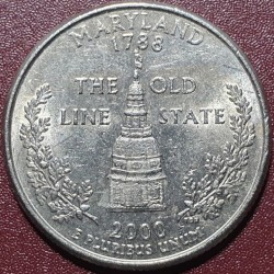 JAV 25 centai, 2000...