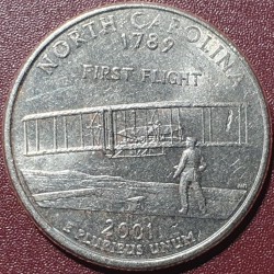 USA 25 cents, 2001 North...