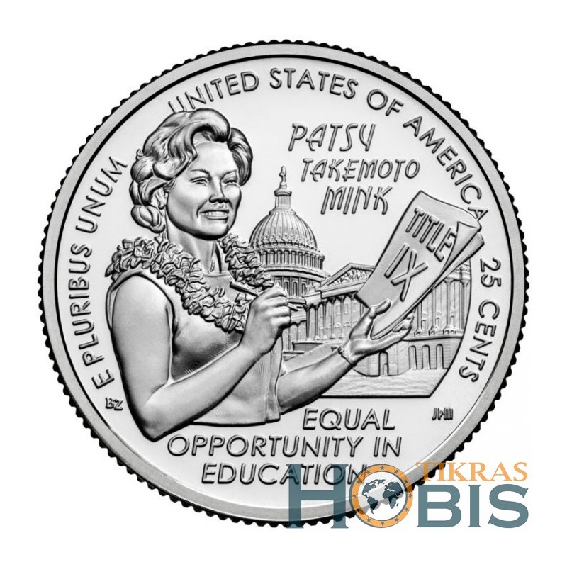 US 25 cents, 2024 Dr. Pauli Murray UC404