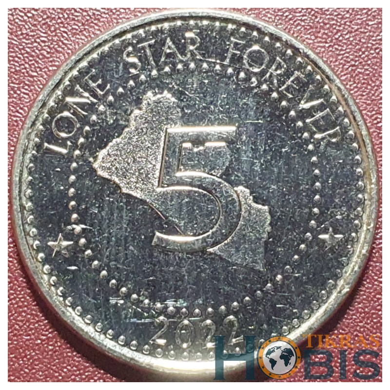 Liberia 5 dollars, 2022 UC1