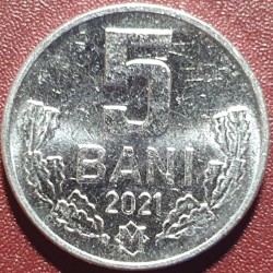Moldova 5 bani, 2021 KM2