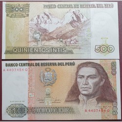 Peru 500 Intis 1987 P-134b