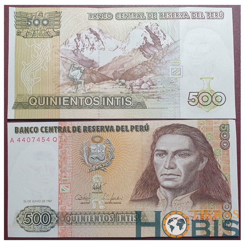 Peru 500 Intis 1987 P-134b
