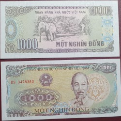 Vietnamas 1000 Dong, 1988...