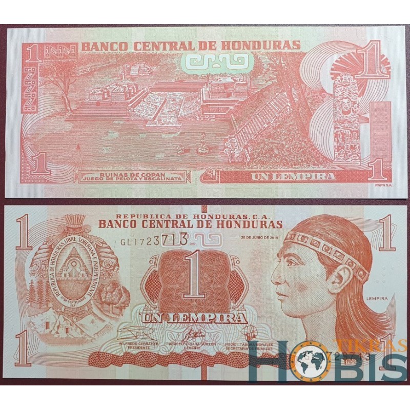 Honduras 1 Lempira, 2019 P-96d