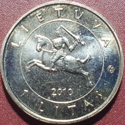 Lietuva 1 litas, 2010 Žalgirio mūšio 600 metų sukaktis KM172