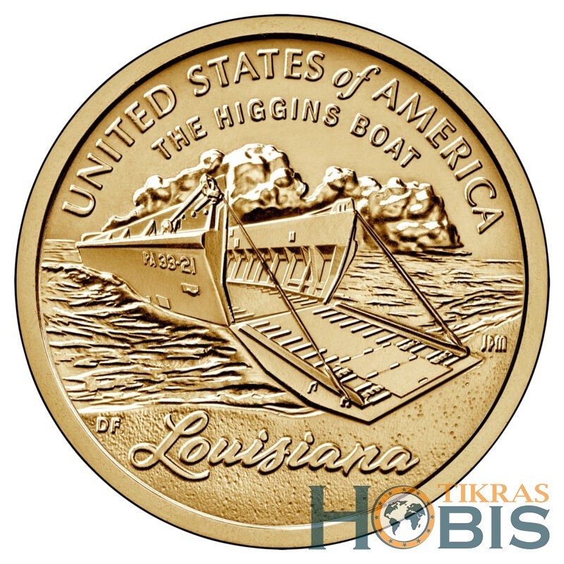 US 1 Dollar, 2023 Innovations, Higgins Boat UC390