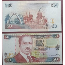 Kenya 50 shillings, 1997 P-36b
