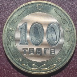 Kazakhstan 100 tenge, 2002...