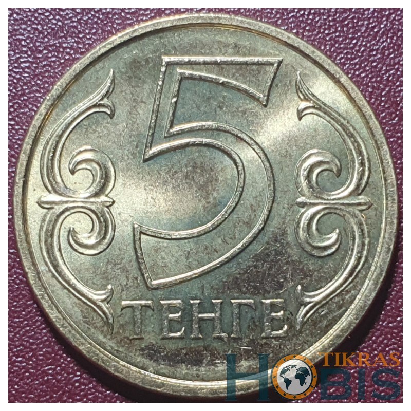 Kazakhstan 5 tenge, 2010-2012 KM24