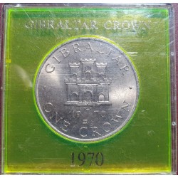 Gibraltaras 1 krona,...