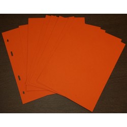 Tarplapiai A5 formato, raudoni