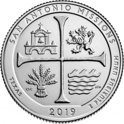 US 25 cents, 2019 San...