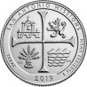 JAV 25 centai, 2019 San Antonio Missions, Texas (P)