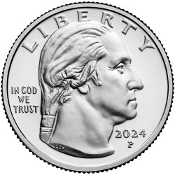 US 25 cents, 2024 Dr. Meri Edvards Valker UC402