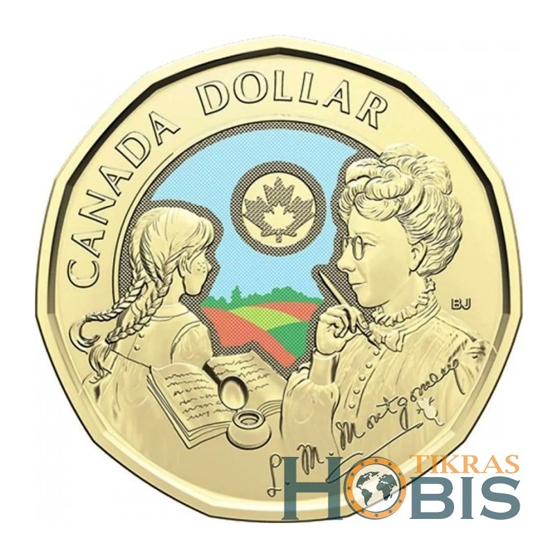 Canada 1 dollar, 2024 150th Lucy Maud Montgomery UC1525 Color