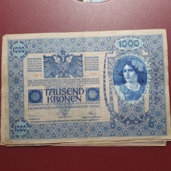 Austrija 1000 Kronen, 1919 P-59a.1 DEUTSCHÖSTERREICH (3)