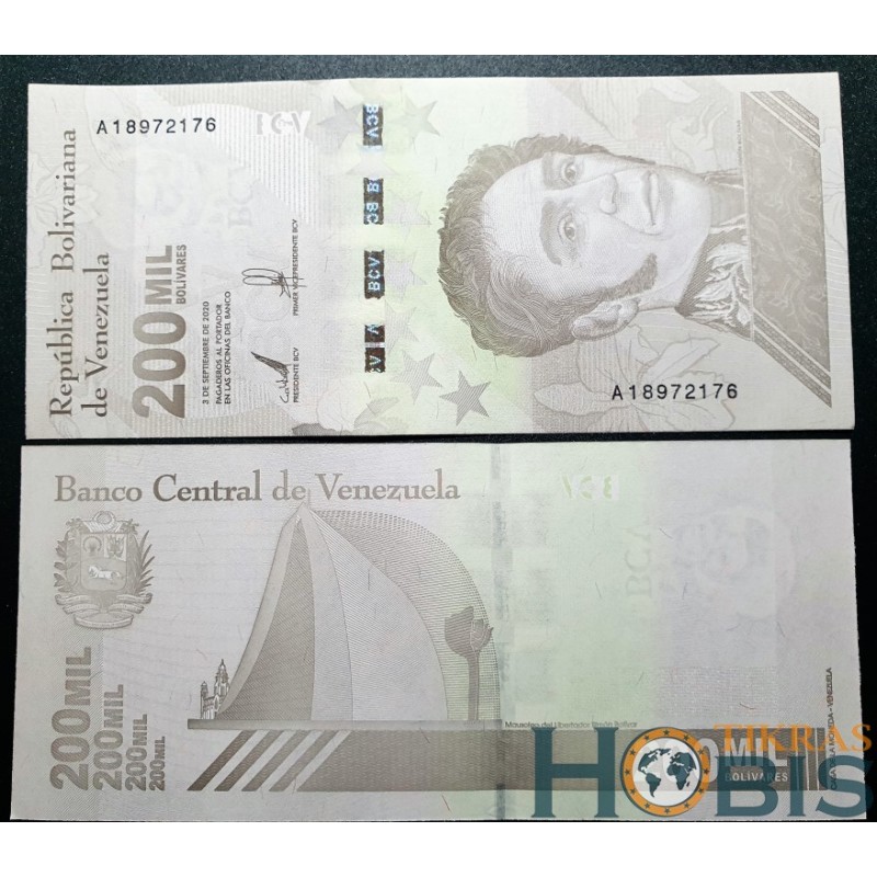 Venezuela 200 000 bolívars, 2020 P-112a