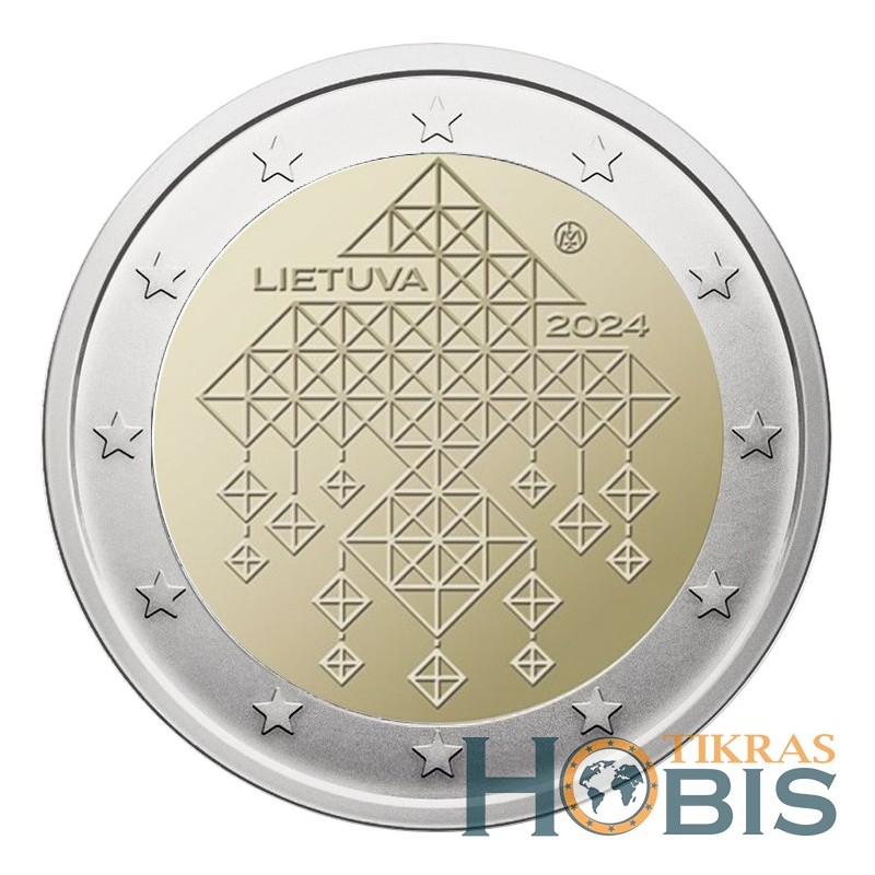 Lithuania 2 euro, 2024 Straw Gardens