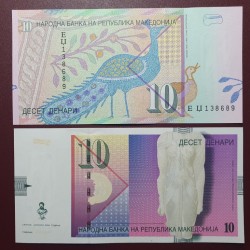 Macedonia 10 dinars, 2008...