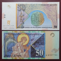 Macedonia 50 dinars, 1996...