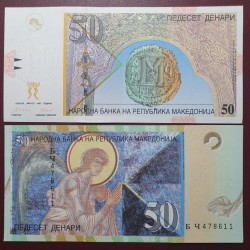 Makedonija 50 dinarų, 1997...