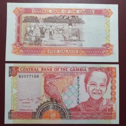 Gambija 5 Dalasis, 1996 P-16a