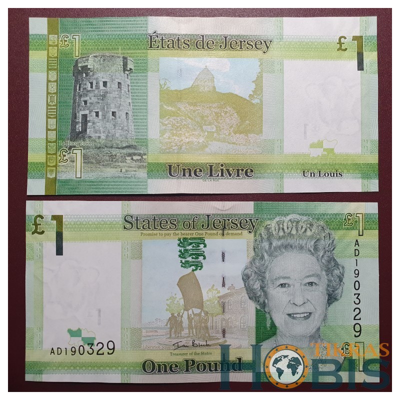 Jersey 1 Pound, 2010 P-32a