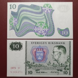 Sweden 10 Kronor, 1975 P-52c.3