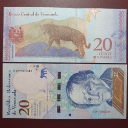Venesuela 20 bolivarų, 2018...