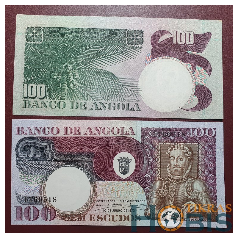 Angola 100 Escudos, 1973 P-106