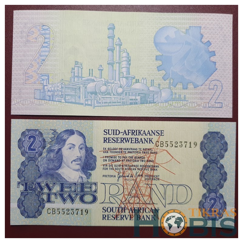South Africa 2 Rand, 1983 P-118d