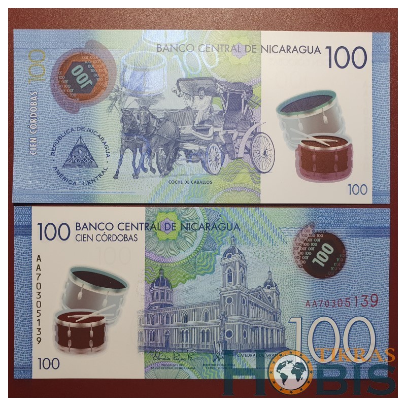 Nicaragua 100 Cordobas, 2021 P-212b