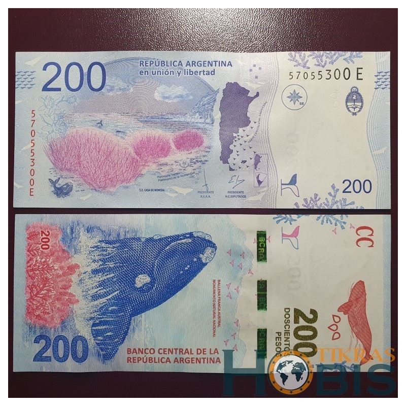 Argentina 200 pesos, 2016 P-364a