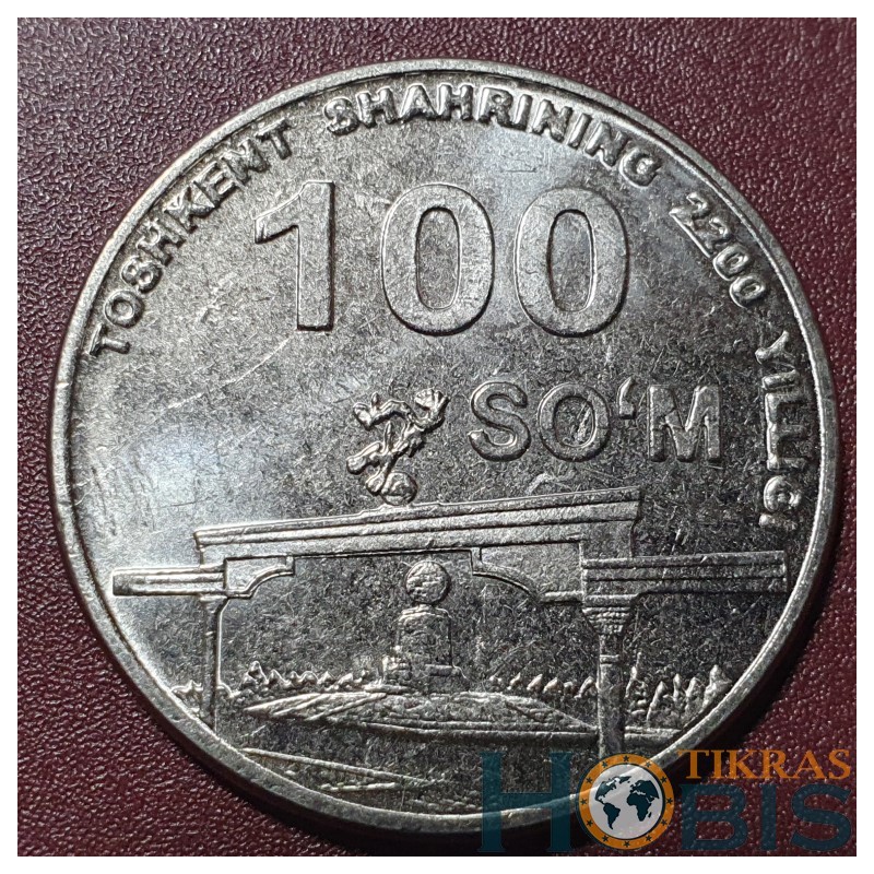 Uzbekija 100 sumų, 2009 Nepriklausomybės arkos KM31