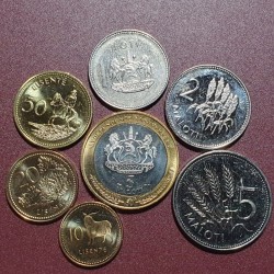 Lesotho 7 pcs set 2010-2023