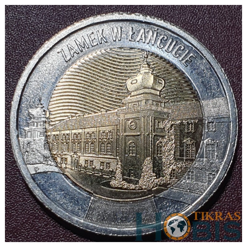 Lenkija 5 zlotai, 2024 Lancut pilis UC732