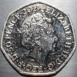 Anglija 50 pensų, 2019 Padingtono lokys UC1024