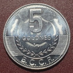 Costa Rica 5 colones, 2016...