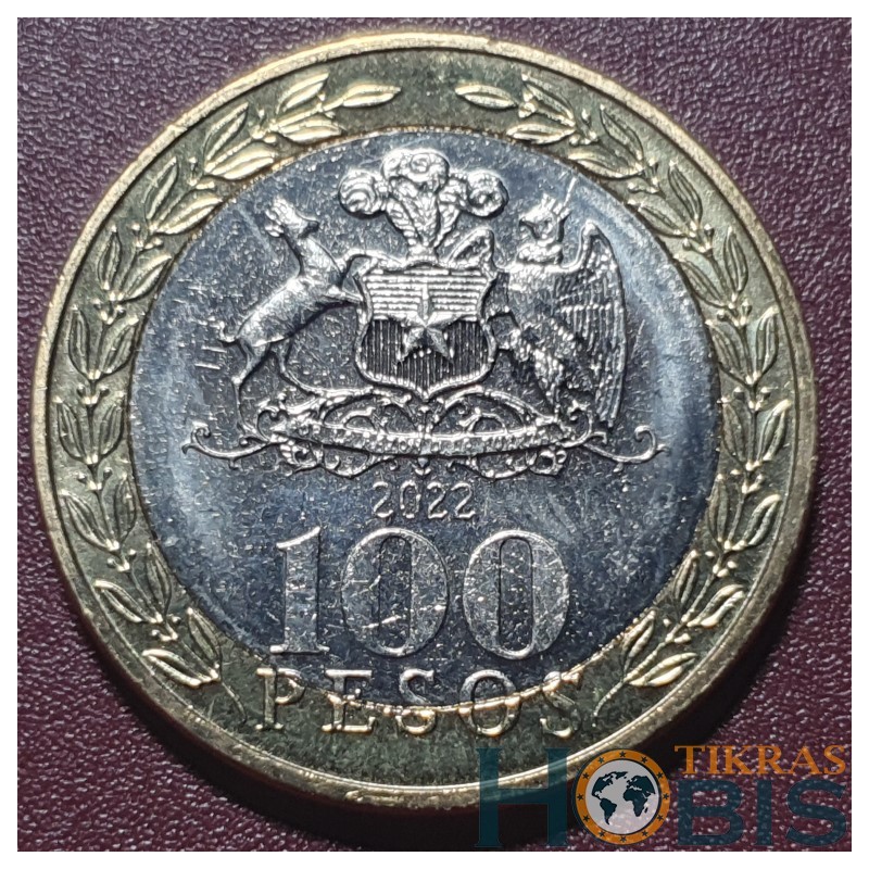 Chile 100 pesos, 2022 KM236