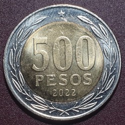 Čilė 500 pesų, 2022 KM235