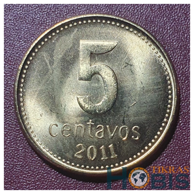 Argentina 5 sentavai, 2011 KM109b